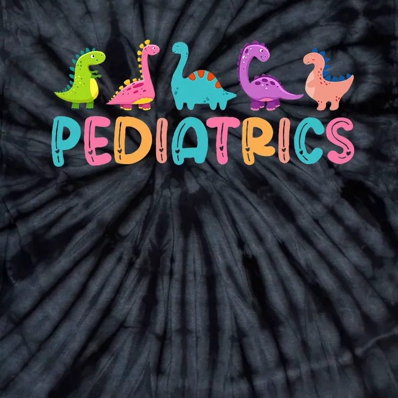 Pediatrics Dinosaurs Peds Nurse Crew Appreciation Pediatric Tie-Dye T-Shirt