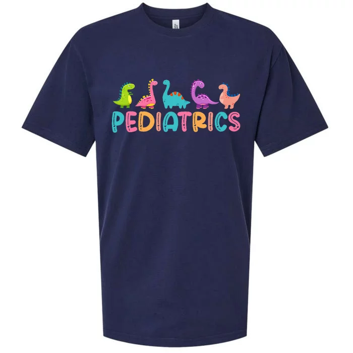 Pediatrics Dinosaurs Peds Nurse Crew Appreciation Pediatric Sueded Cloud Jersey T-Shirt