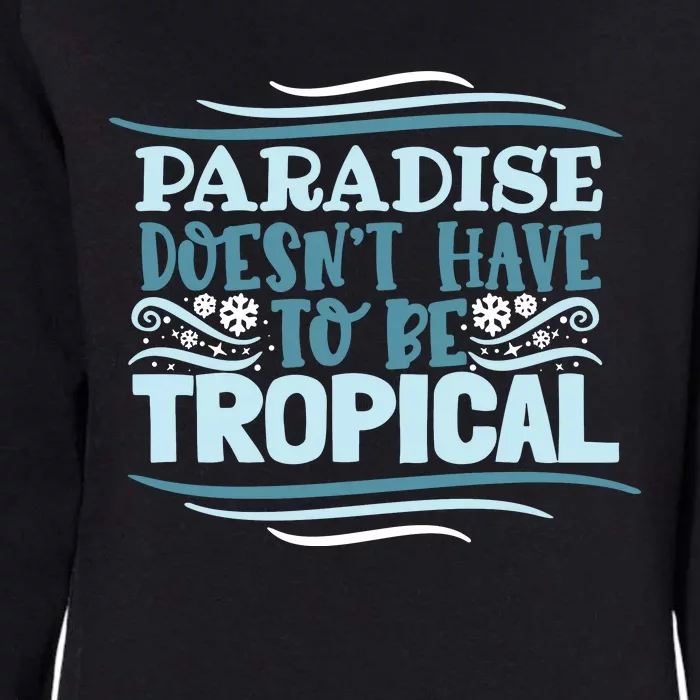 Paradise DoesnT Womens California Wash Sweatshirt