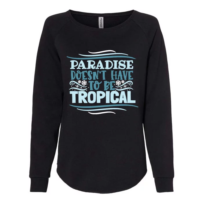 Paradise DoesnT Womens California Wash Sweatshirt