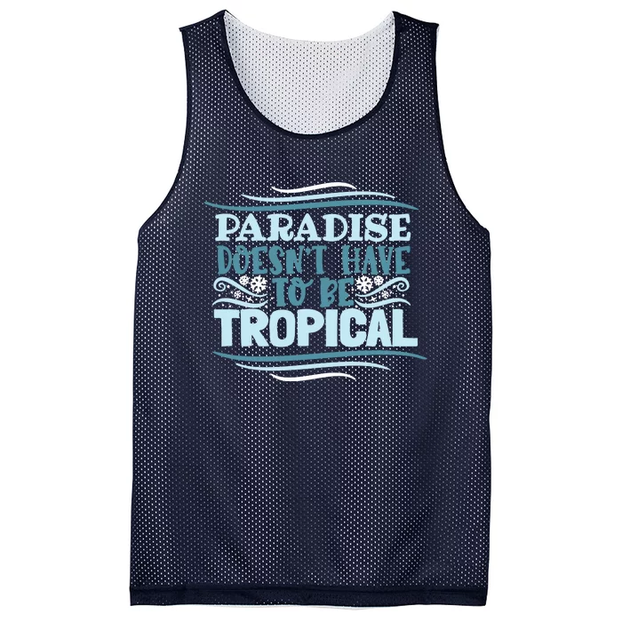 Paradise DoesnT Mesh Reversible Basketball Jersey Tank