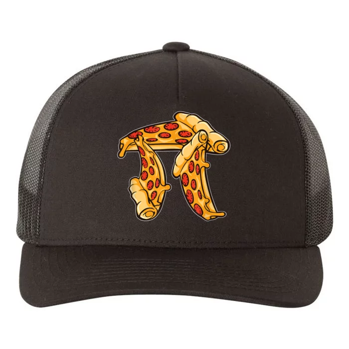 Pi Day Pizza Pi Funny Math Food Yupoong Adult 5-Panel Trucker Hat