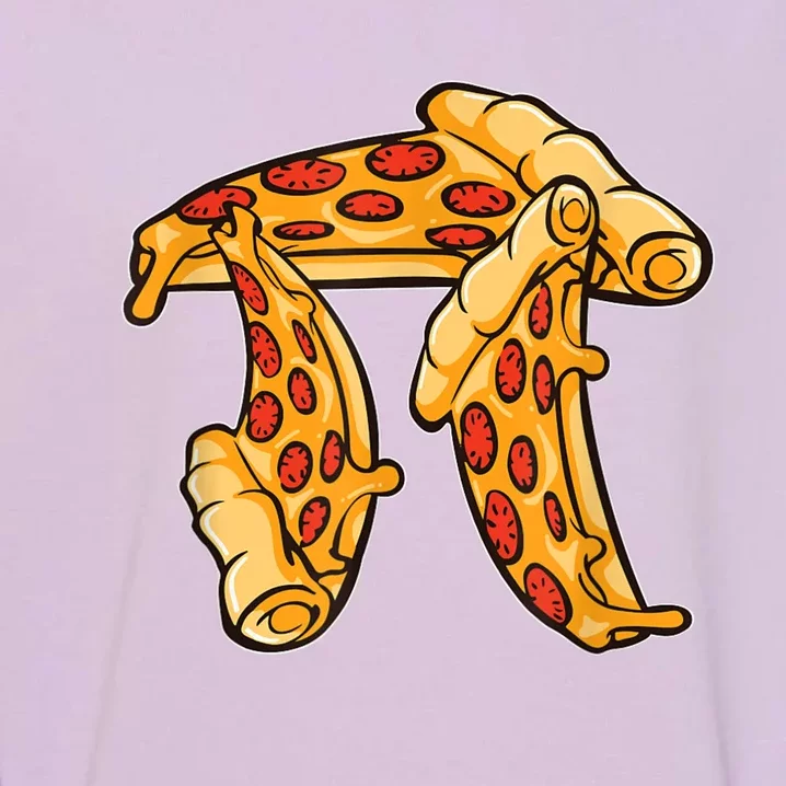 Pi Day Pizza Pi Funny Math Food Garment-Dyed Sweatshirt