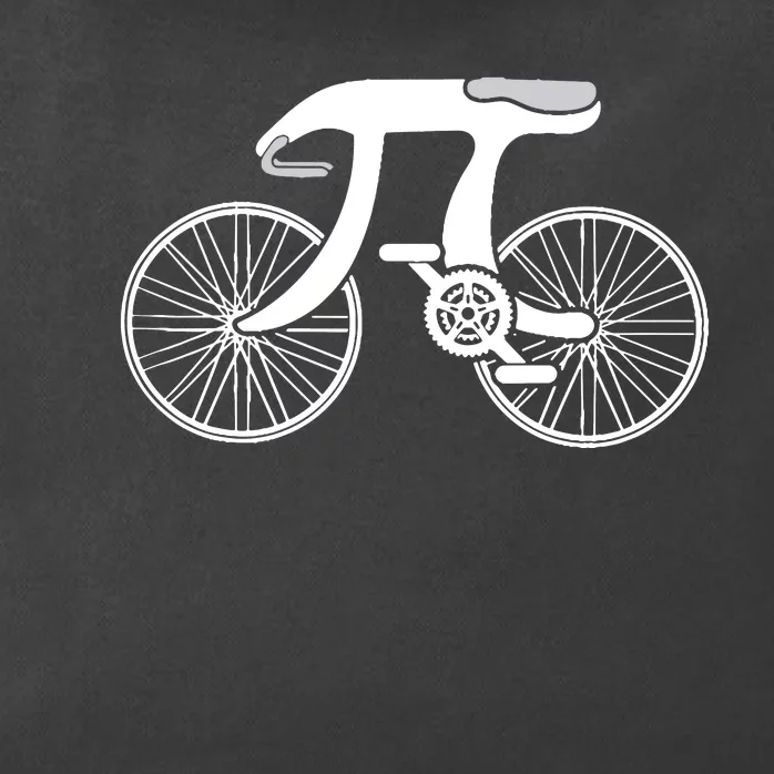 Pi Day Pi Cycle Bicycle Bike Math Symbol 3 14 Cyclist Pun Zip Tote Bag