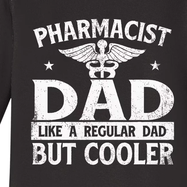 Pharmacist Dad Pharmacy Technician Medical Baby Long Sleeve Bodysuit