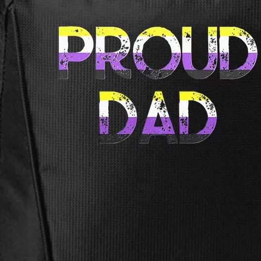 Proud Dad Pride Flag Lgbt City Backpack