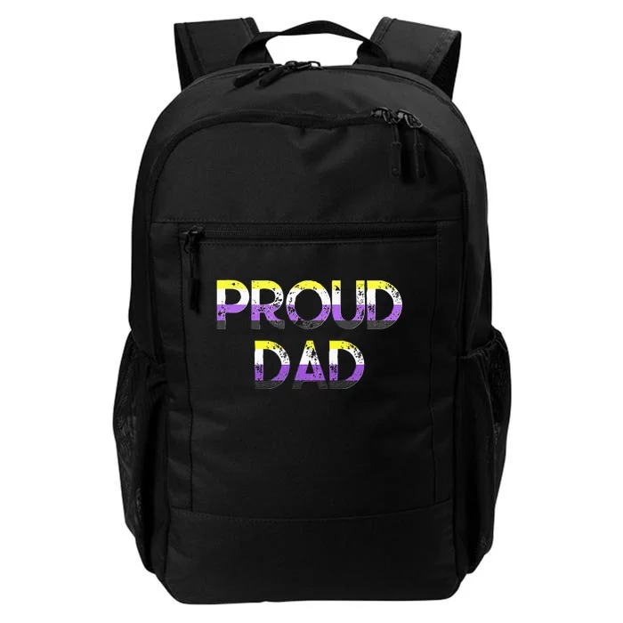 Proud Dad Pride Flag Lgbt Daily Commute Backpack