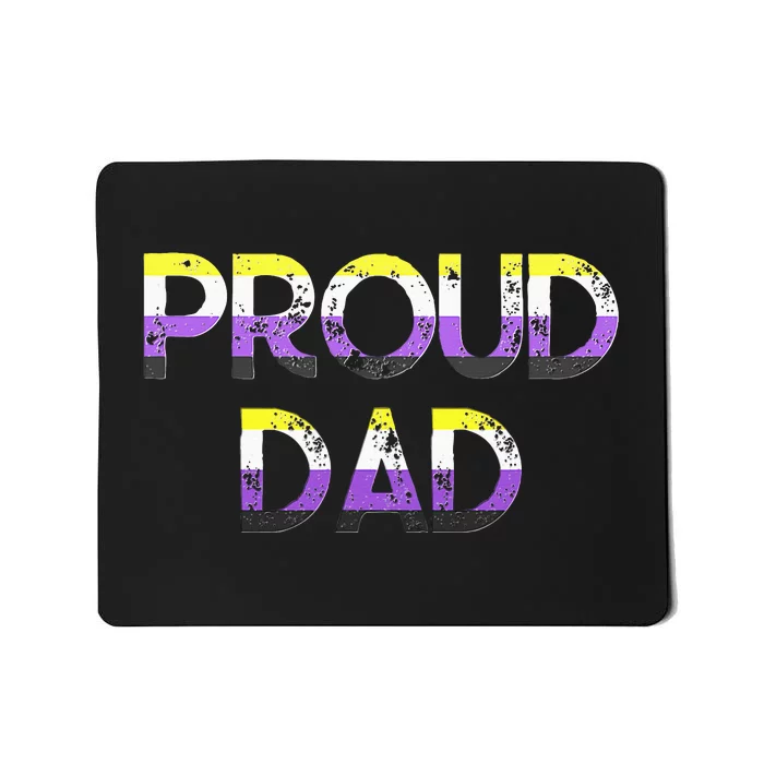 Proud Dad Pride Flag Lgbt Mousepad