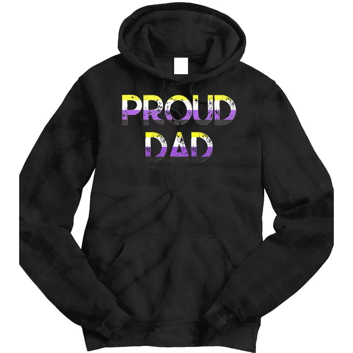 Proud Dad Pride Flag Lgbt Tie Dye Hoodie