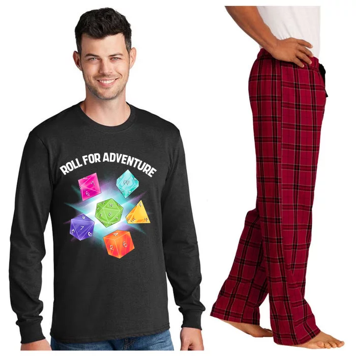 Polyhedral Dice Long Sleeve Pajama Set