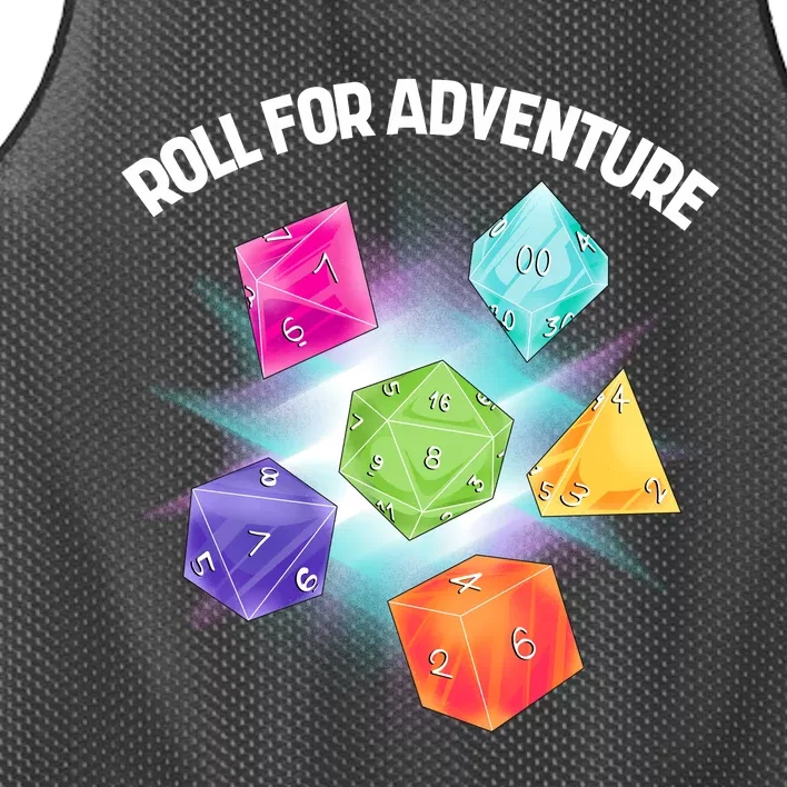 Polyhedral Dice Mesh Reversible Basketball Jersey Tank