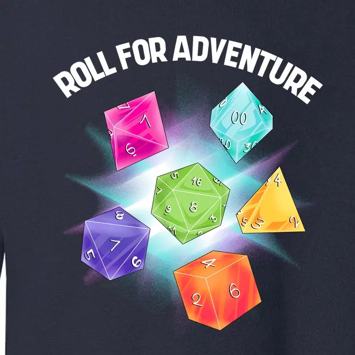 Polyhedral Dice Toddler Sweatshirt