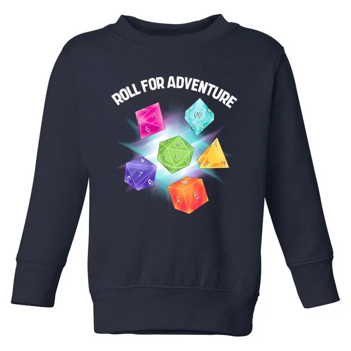 Polyhedral Dice Toddler Sweatshirt