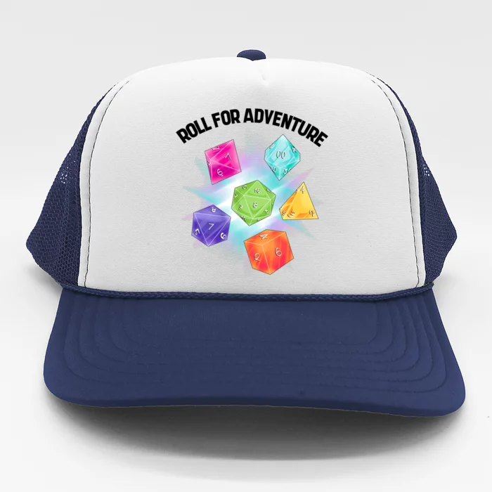 Polyhedral Dice Trucker Hat