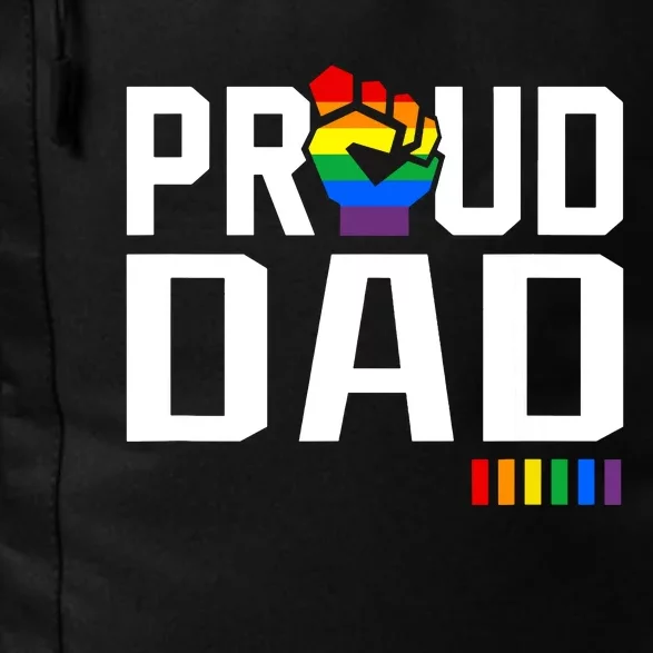 Proud Dad Pride Month Gift Daily Commute Backpack