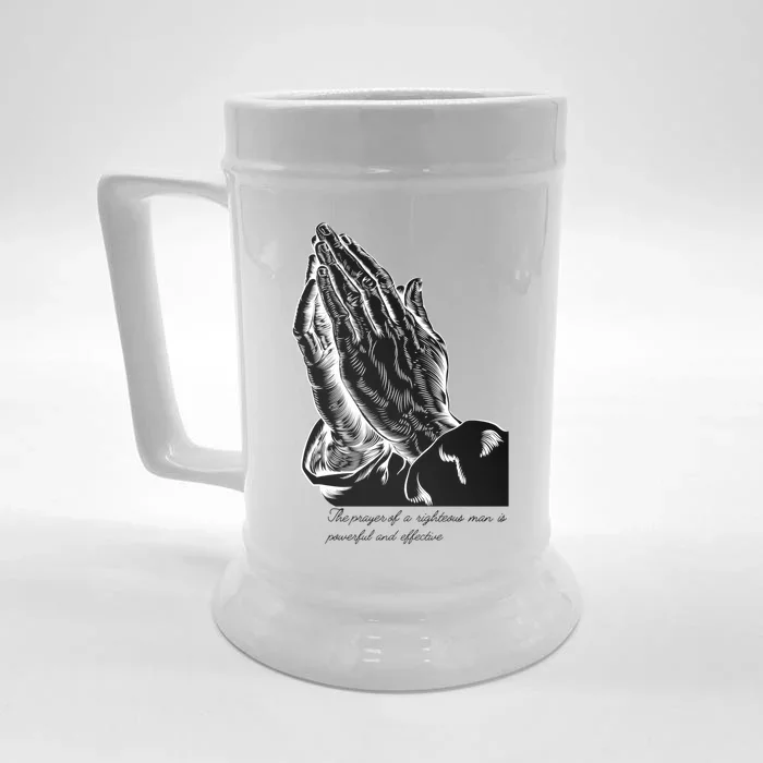 Prayer Day Quotes Gift Front & Back Beer Stein