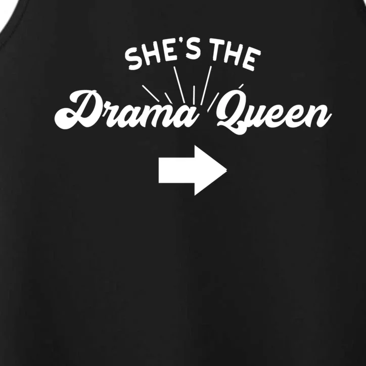 Princess Drama Queen Matching Sister Bff Mom Best Friend Gift Performance Tank