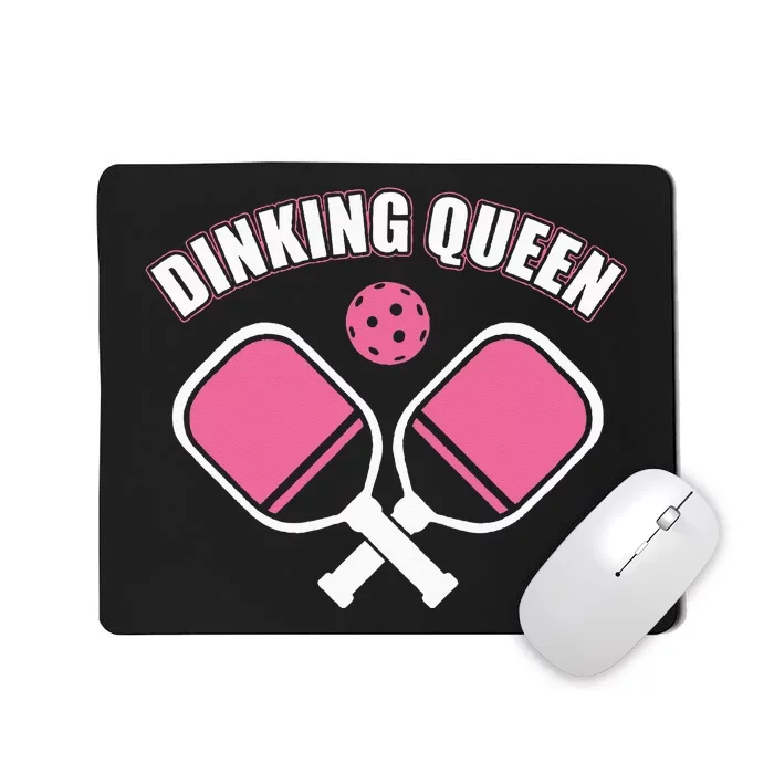 PicklebalI Dinking Queen Wo Pickleball Player Mousepad