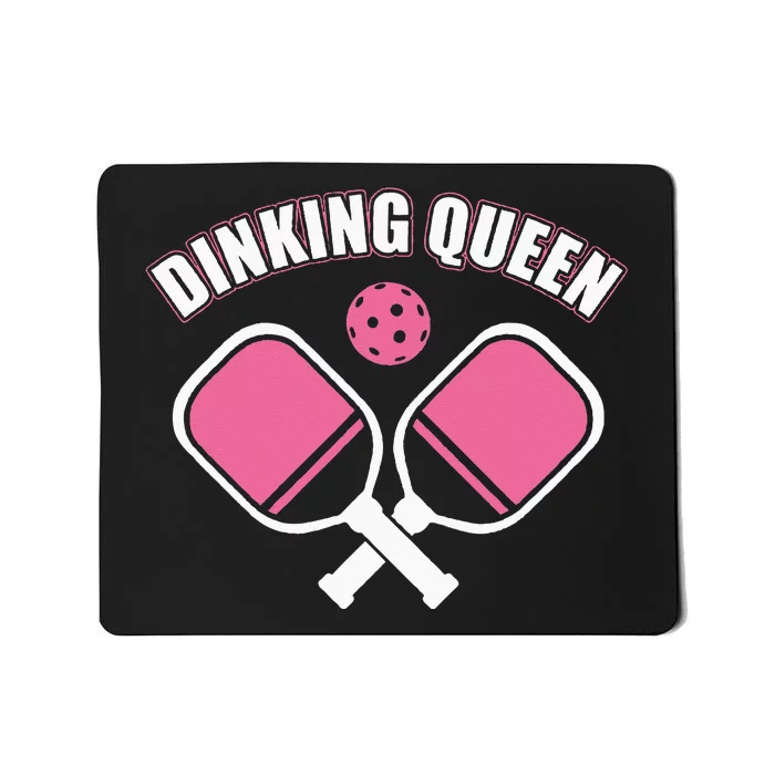 PicklebalI Dinking Queen Wo Pickleball Player Mousepad