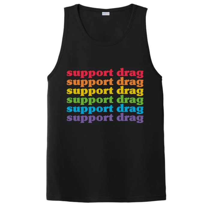 Pro Drag Queen Top LGBTQ Rights Support Drag Is Not A Crime Performance Tank