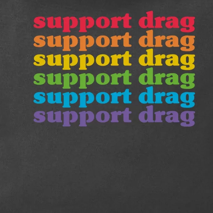 Pro Drag Queen Top LGBTQ Rights Support Drag Is Not A Crime Zip Tote Bag