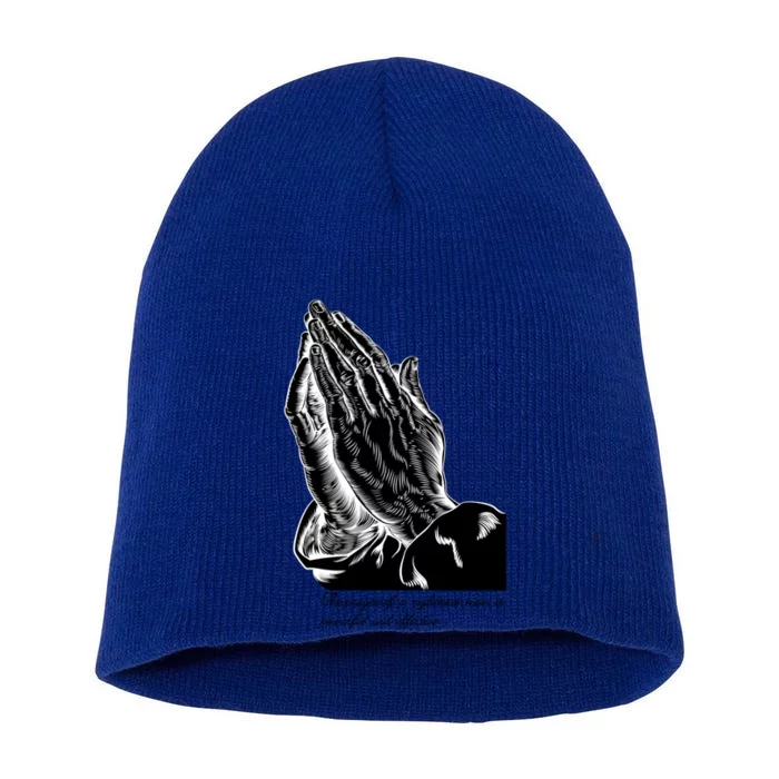 Prayer Day Quotes Gift Short Acrylic Beanie