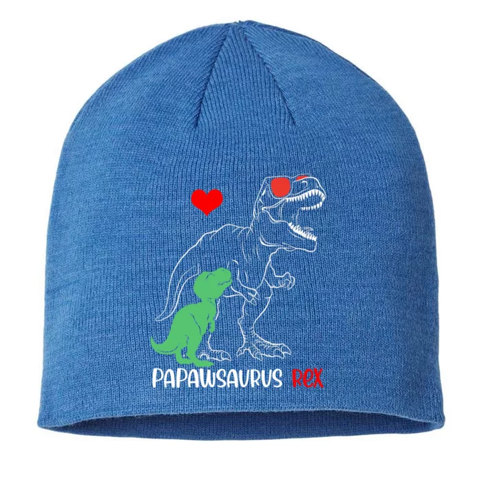 Papawsaurus Daddy Rex Autism Awareness Proud Dad Gift 8 1/2in Sustainable Knit Beanie