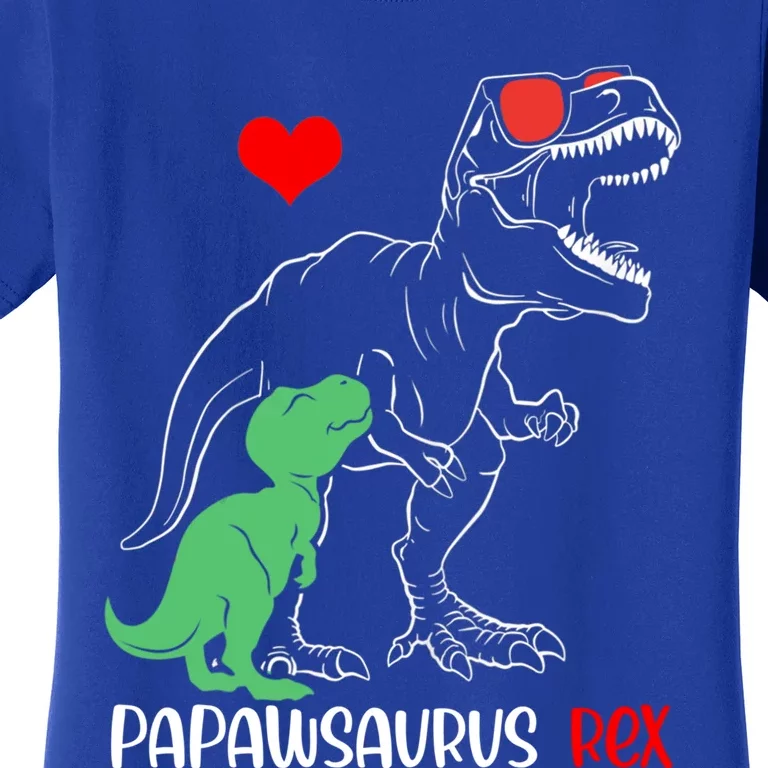 Papawsaurus Daddy Rex Autism Awareness Proud Dad Gift Women's T-Shirt