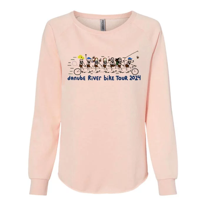 Paint Danube River Bike 2024 Womens California Wash Sweatshirt