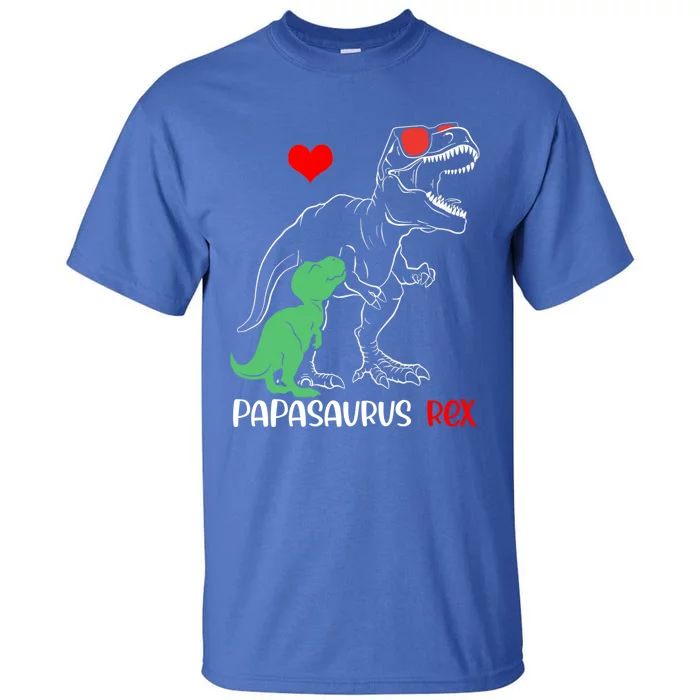 Papasaurus Daddy Rex Autism Awareness Proud Dad Gift Tall T-Shirt