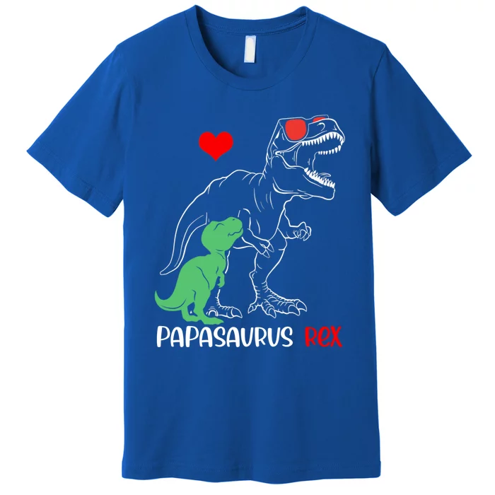 Papasaurus Daddy Rex Autism Awareness Proud Dad Gift Premium T-Shirt