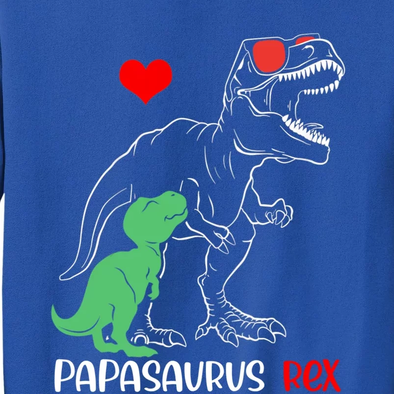 Papasaurus Daddy Rex Autism Awareness Proud Dad Gift Tall Sweatshirt