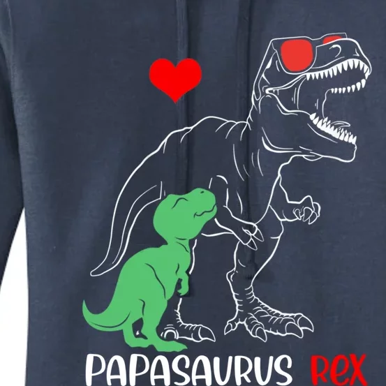 Papasaurus Daddy Rex Autism Awareness Proud Dad Gift Women's Pullover Hoodie