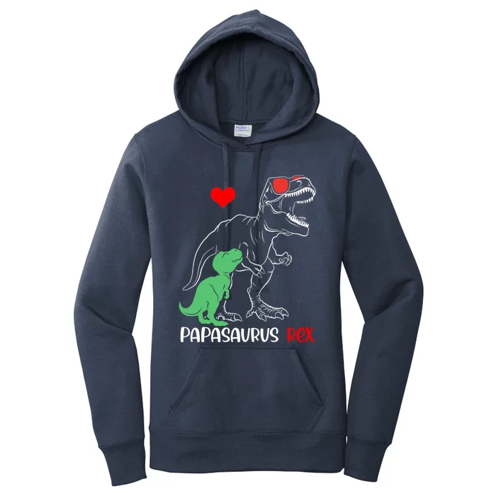 Papasaurus Daddy Rex Autism Awareness Proud Dad Gift Women's Pullover Hoodie