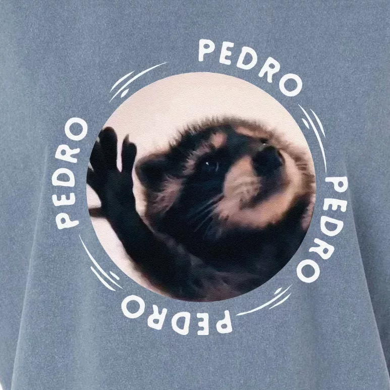 Pedro Dancing Raccoon Pedro Pedro Dancing Raccoon Meme Funny Garment-Dyed Women's Muscle Tee