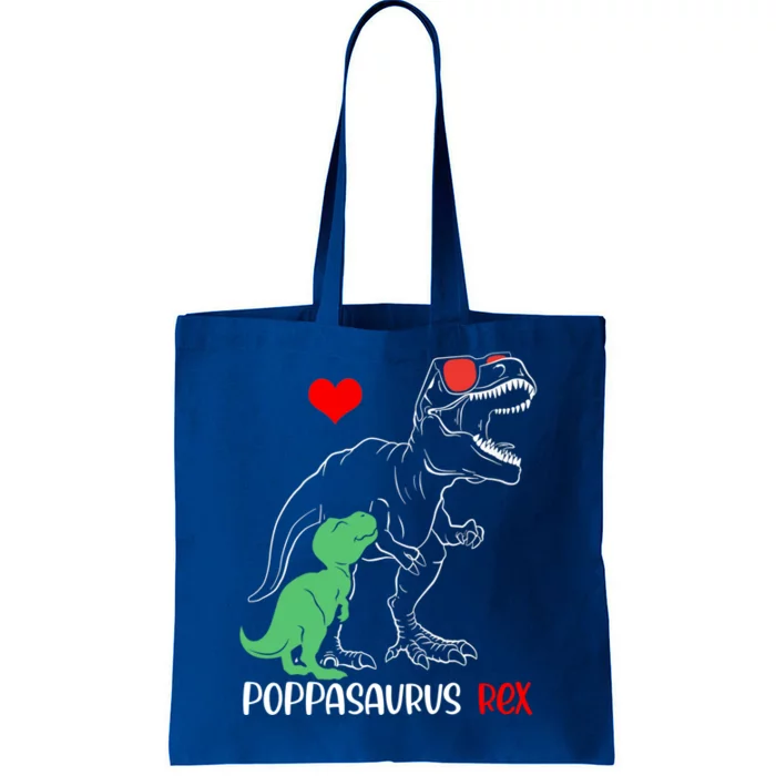 Poppasaurus Daddy Rex Autism Awareness Proud Dad Gift Tote Bag