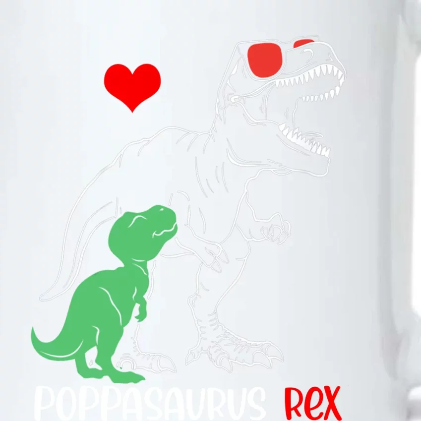 Poppasaurus Daddy Rex Autism Awareness Proud Dad Gift Black Color Changing Mug