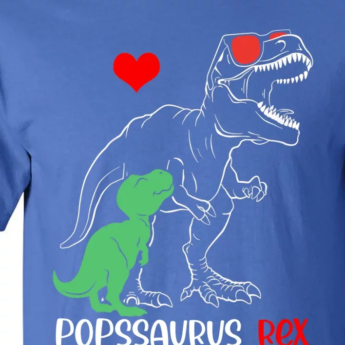 Popssaurus Daddy Rex Autism Awareness Proud Dad Gift Tall T-Shirt