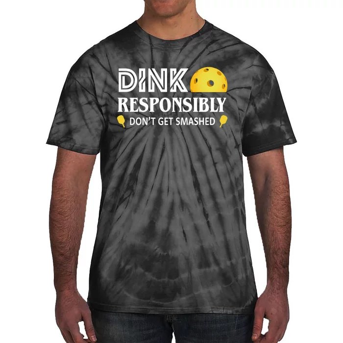 Pickleball Drink Responsibly Tie-Dye T-Shirt