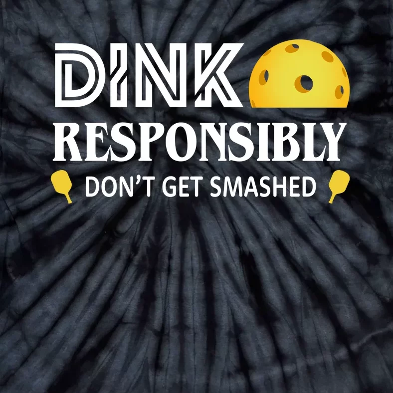 Pickleball Drink Responsibly Tie-Dye T-Shirt