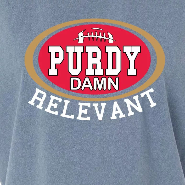 Purdy Damn Relevant San Francisco Football Garment-Dyed Women's Muscle Tee