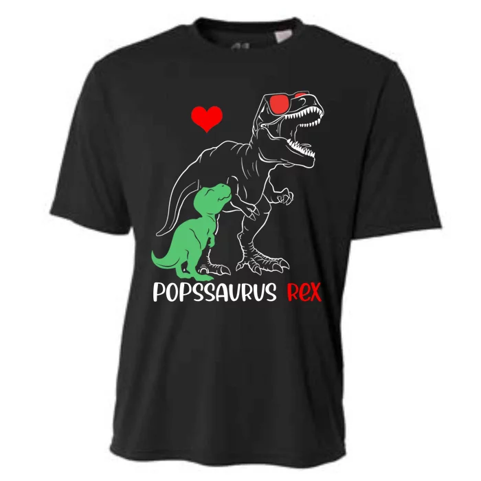 Popssaurus Daddy Rex Autism Awareness Proud Dad Gift Cooling Performance Crew T-Shirt