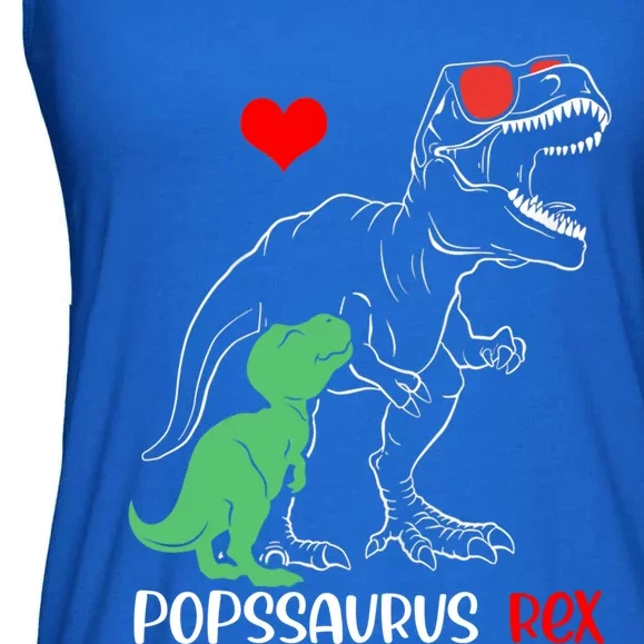 Popssaurus Daddy Rex Autism Awareness Proud Dad Gift Ladies Essential Flowy Tank