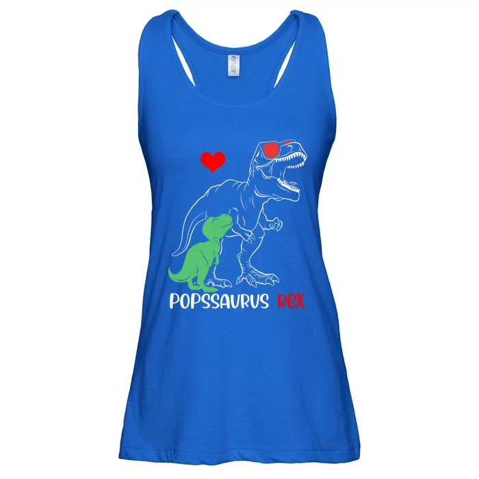 Popssaurus Daddy Rex Autism Awareness Proud Dad Gift Ladies Essential Flowy Tank