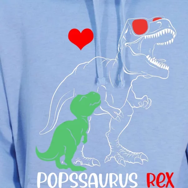 Popssaurus Daddy Rex Autism Awareness Proud Dad Gift Unisex Surf Hoodie