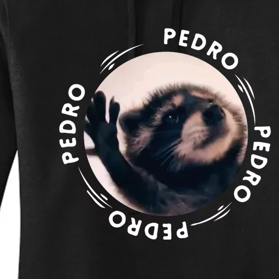 Pedro Dancing Raccoon Pedro Pedro Dancing Raccoon Meme Women's Pullover Hoodie