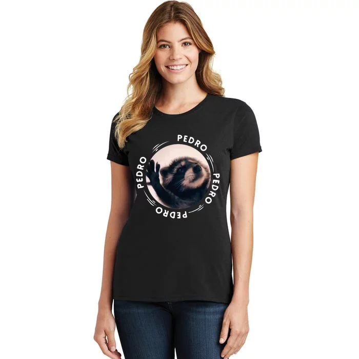 Pedro Dancing Raccoon Pedro Pedro Dancing Raccoon Meme Women's T-Shirt