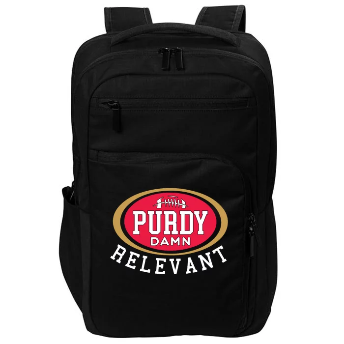 Purdy Damn Relevant San Francisco Football Impact Tech Backpack