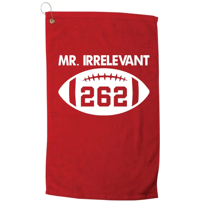 Purdy Damn Relevant San Francisco Football Platinum Collection Golf Towel