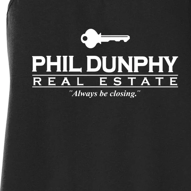 Phil Dunphy Real Estate Women's Racerback Tank